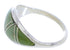 Southwest Turquoise Genuine Sterling Silver Ring Size 5-1/2 ZX36266